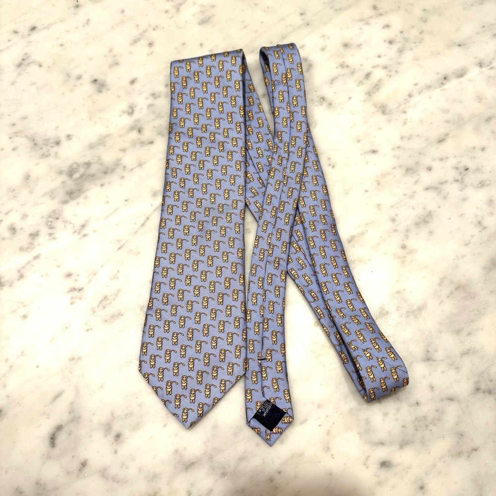 VINEYARD VINES Silk Tie Custom Coll.‎ DREYFUS LION logo-61 1/2"